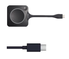 Barco button and USB-C cable